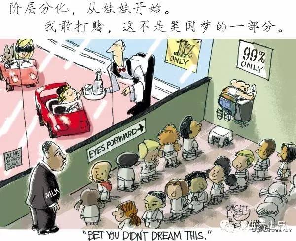 漫画里的美国1%和99%