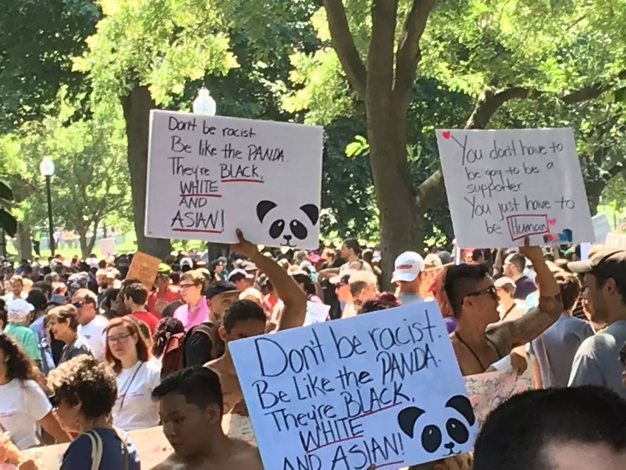 言论自由实为种族主义保护伞，波士顿华人积极参与反制白人至上大游行